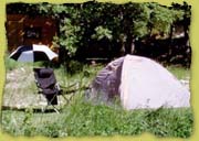 Unterkunft im eigenen Zelt
